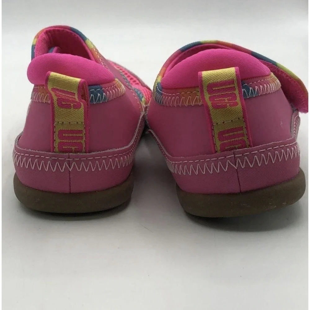 UGG Beach Slides Kids' Summer Slippers Sandals Size 10 Vacation Beach Shoes Pink